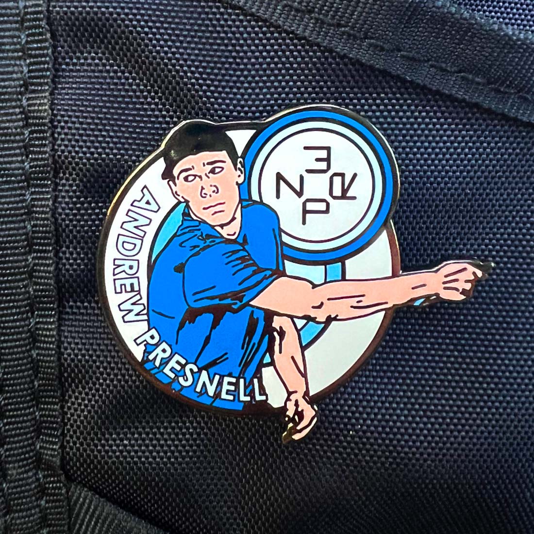 Andrew Presnell Disc Golf Pin - Series 1