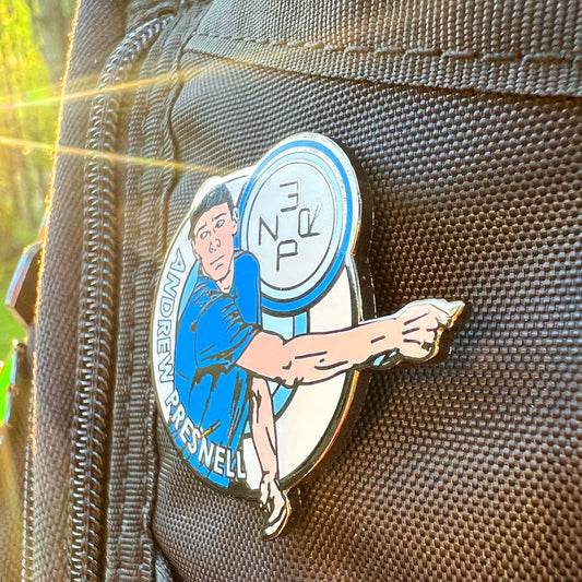 Andrew Presnell Disc Golf Pin - Series 1