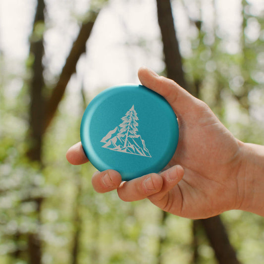 Aluminum Teal Mountain Dirty Birdie Mini Marker