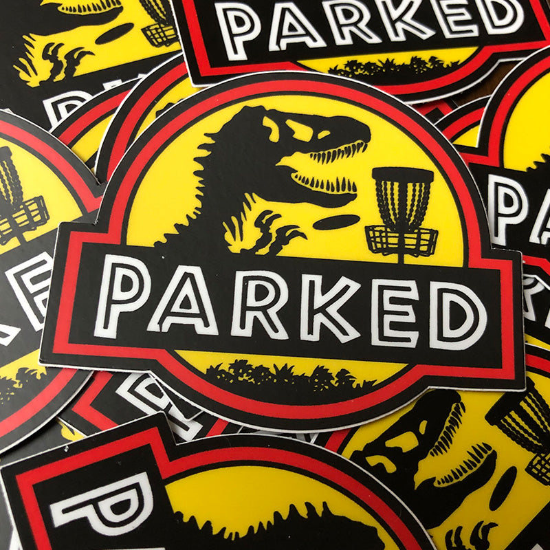 T-Rex Parked Sticker