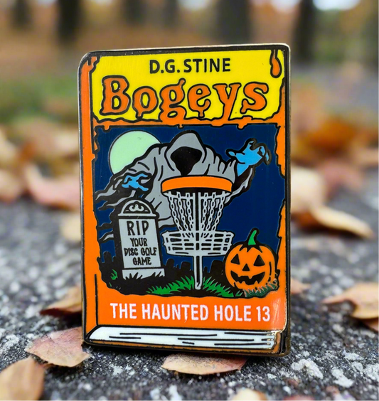 Halloween 2025 Bogey Bumps Book Disc Golf Pin®