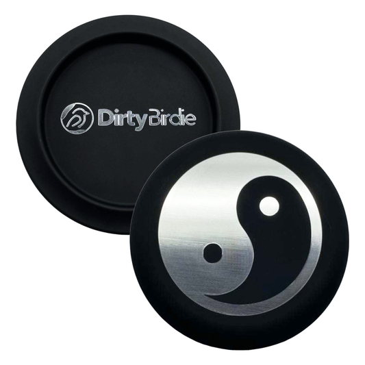 Aluminum Black Ying Yang Dirty Birdie Mini Marker