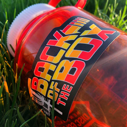 Back Of The Box Disc Golf Sticker