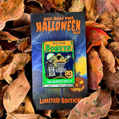 Halloween 2025 Bogey Bumps Book Disc Golf Pin®