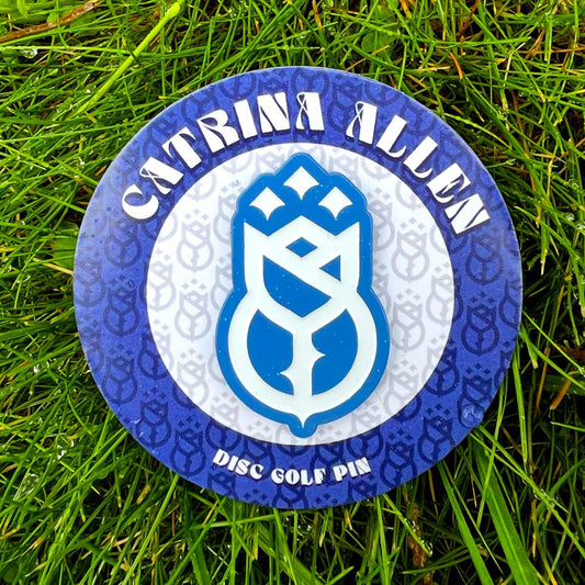 Catrina Allen Logo Disc Golf Pin - Series 3