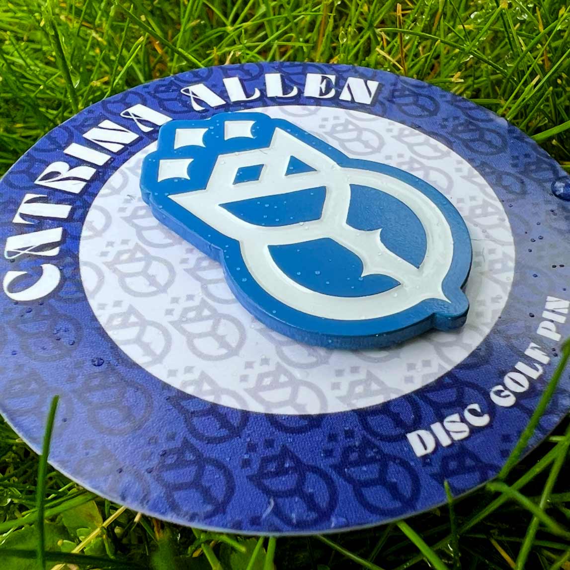 Catrina Allen Logo Disc Golf Pin - Series 3
