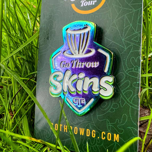 Go Throw Skins 2025 Disc Golf Pin