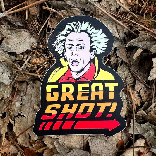 Great Shot! Disc Golf Sticker