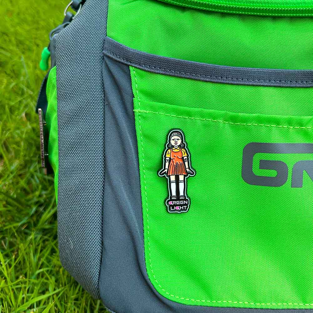 Green Light Girl Disc Golf Pin®