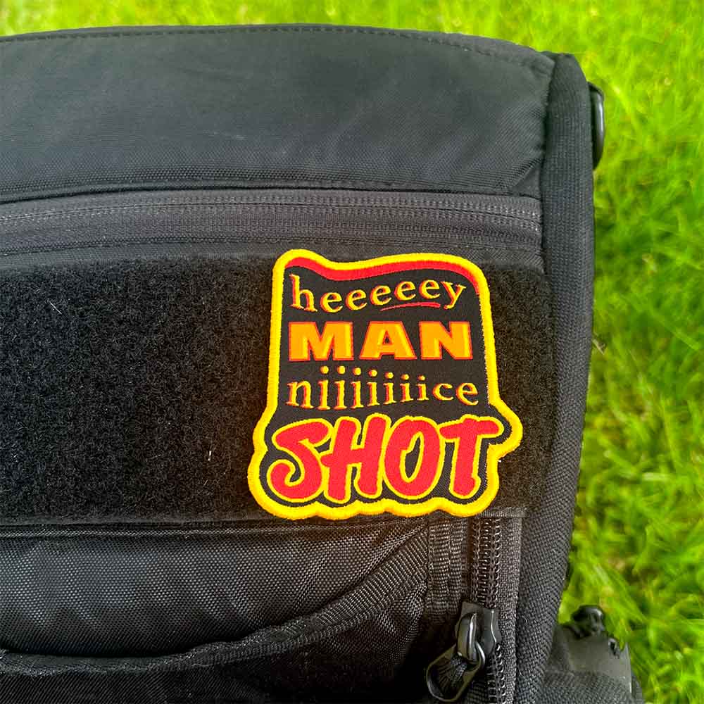 Hey Man Nice Shot Disc Golf Patches®