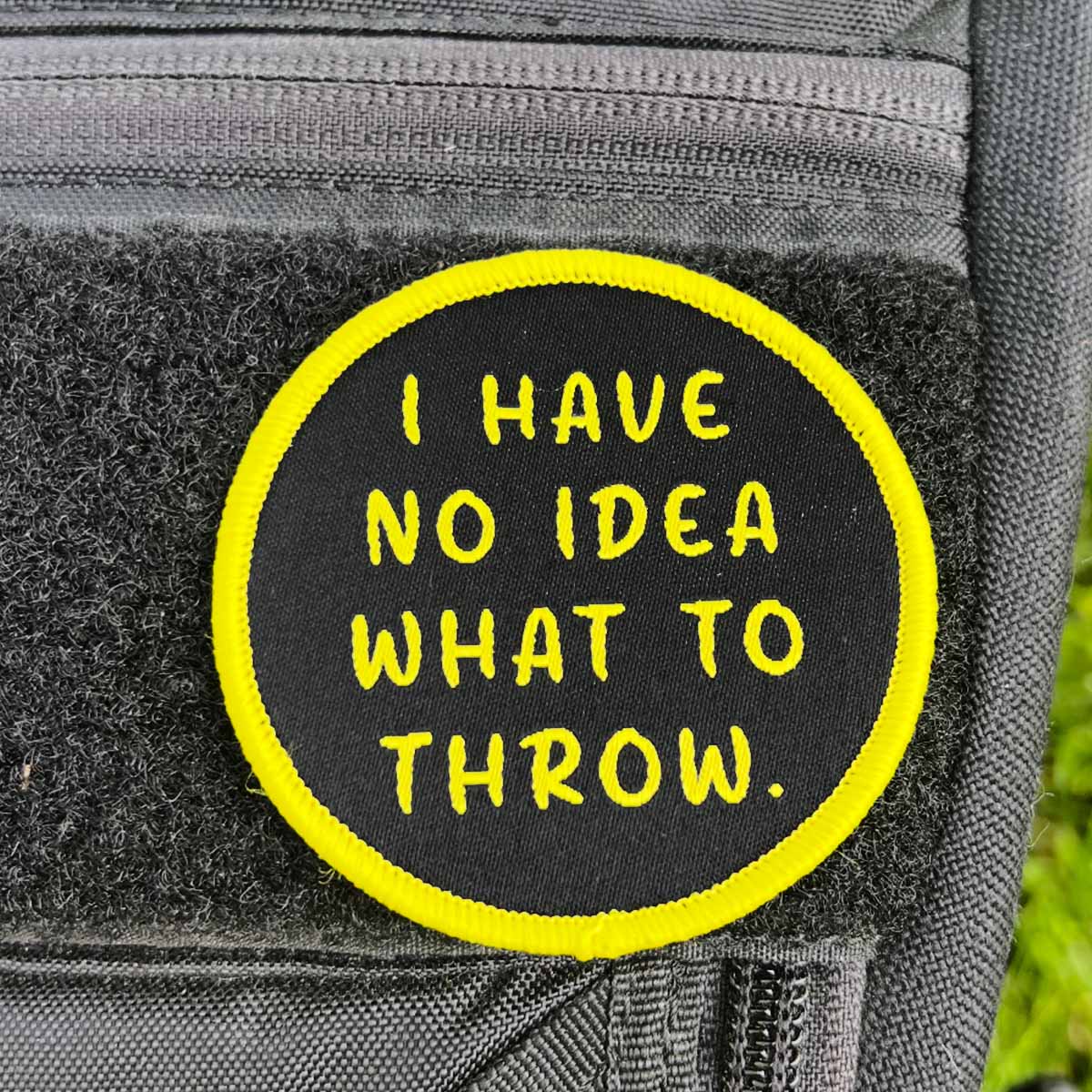 No Idea What To Throw Disc Golf Patches®