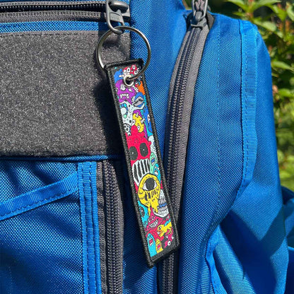 One Throw Disc Golf Fabric Keychain®