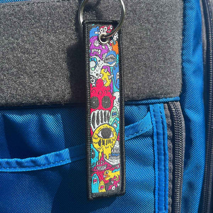 One Throw Disc Golf Fabric Keychain®