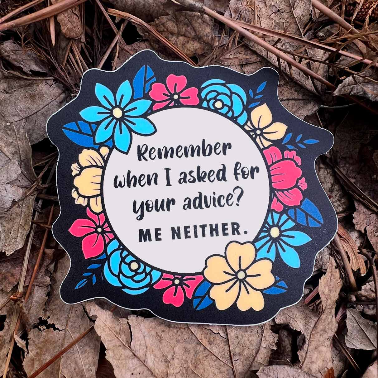 Sassy Flowers Disc Golf Sticker