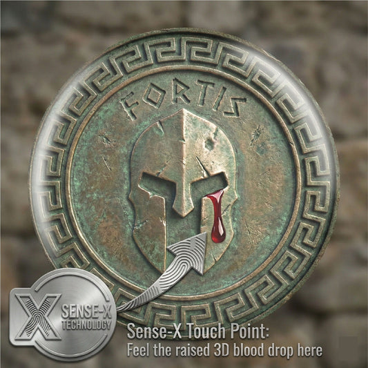 The Warrior’s Mark: 3D Textured Sense-X Disc