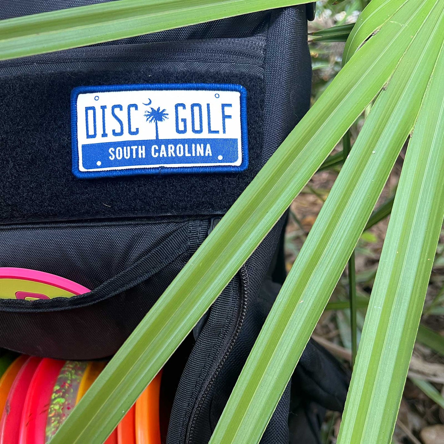 South Carolina License Plate Disc Golf Patch